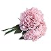 Produktbild Simulationsblume Pfingstrose Halten Blumen Rosennie Kunstseide gefälschte Blumen Pfingstrose Blumen Hochzeitsstrauß Braut Hortensien Dekor Zimmer Sehr Realistisch Hochzeits Dekoration Blume Künstliche Blumen Bunt Pfingstrose Dahlie Melaleuca Strauß Zuhause Hotel Party Veranstaltung Weihnachtsgeschenk Dekoration (Lila)