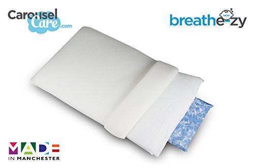 Breathe-zy Anti Suffocation Epilepsy Pillow - Breathable with Memory Foam insert for Extra Comfort & Support | Next Day Dispatch | Made In UK