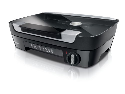Philips HD6360/20 Tischgrill, Doppelplatte, Aroma- und Räucherei, Avance Collection - 6