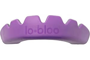 lobloo SLICK Paradenti Professionale Dual Density per sport ad Alto Contatto come MMA, Hockey, Calcio, Rugby. Taglia unica +14yrs (Viola)