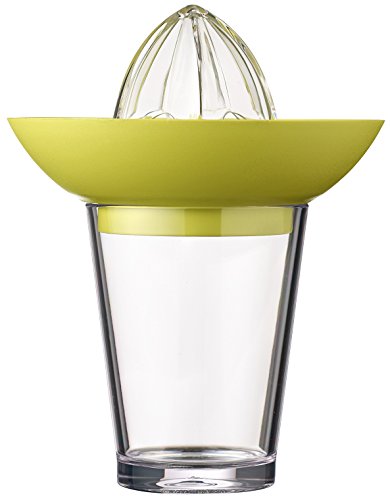 Rosti Mepal 104557591200 Fruchtpresse mit Kunststoffglas Flow 200 ml - Lime (hellgrün)