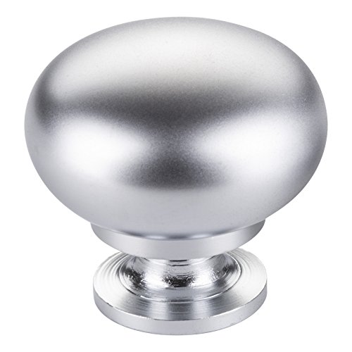 1 x SO-TECH Möbelknopf OSCAR Chrom matt Ø 32,5 mm - Design trifft auf Funktion - Knopfgriff Küchengriff Küchenknopf Möbelgriff 1 x SO-TECH Möbelknopf OSCAR Chrom matt Ø 32,5 mm - Design trifft auf Funktion - Knopfgriff Küchengriff Küchenknopf Möbelgriff