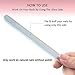 Shinail Professional Luxury Crystal Glass Finger Nail File and Buffer for Manicure with Leather Protective Case , Great Gift for Women & Girls, Mother's Day
