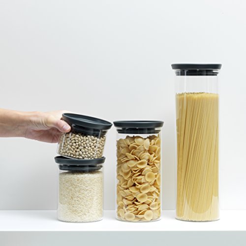 Brabantia 298240 Glasbehälter 1,9 L, dunkel grau - 8
