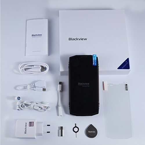 Rugged Phone, Blackview BV9000 (2018) 18: 9 HD + 5.7â€™â€™ Schermo da 4 GB RAM e 64 GB ROM 4G Smartphone, 13MP + 5MP Dual Rear Telecamere Cellulari, 4180mAh Big Battery con 12V 2A Fast Charge Android 7.1 Face ID-Oro