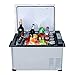 Produktbild Tragbarer Autokühlschrank 25L für Fahrzeuge, PKWs, LKWs, Wohnmobile, Boote, Mini-Kühl- / Gefrierkombinationen zum Fahren, Reisen, Angeln, für den Außen- und Heimgebrauch -12 / 24V DC und 220V AC