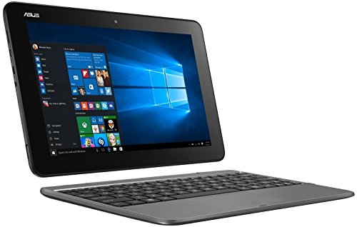 ASUS Transformer Book T101HA Convertible Laptop  Intel Quad-Core Atom X5-Z8350 1 44GHz  4GB RAM  64GB eMMC  10 1  Touch  No-DVD  Intel HD  WIFI  Bluet
