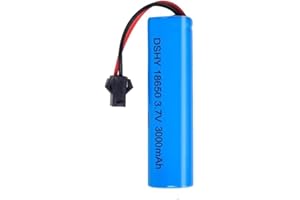 YUNIQUE GREEN-CLEAN-POWER - Bateria Li-ion 3.7V 3000mAh do Auta RC | Wysoka Pojemność | Idealne Napięcie | Uniwersalne Złącze SM-2P, Niebieski