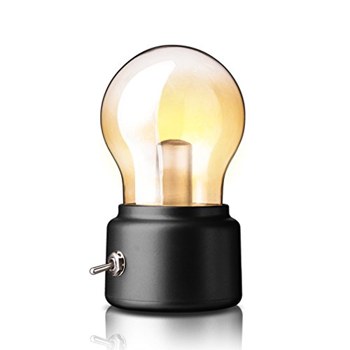 LightsGoal Retro USB Bulbo, Estilo vintage Luz de noche, Decoración d