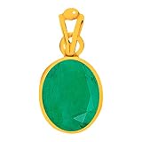 Clara Certified Emerald Panna 7.5 carat or 8.25ratti Panchdhatu Alloy Gold polish Stone Pendant for Men & Women RS.4750 (68.00% Off) - Amazon