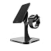Produktbild Für iPhone Ständer, Apple Watch Ständer, Aluminium Dockingstation Cradle Halter Halterung Ladestation für Smartphone, Apple Watch Series 3/2/1, iPhone X 8 7 6 SE iPad Mini Samsung Galaxy