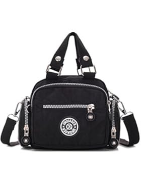 Tiny Chou Mini Farbe wasserabweisend Nylon Handtasche Cross Body Schultertasche für Frauen & Mädchen