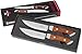 Produktbild SteakChamp Steak Champ SC 820668 Messer mit Holzgriff, 2er Set, Holz, silber, 28.5 x 8.8 x 2.5 cm