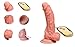 Produktbild Dildo, Louviva Sextoy Weibliche Silikon Dildo, Starke Saugnapf, G-Punkt, Klitoris Dildo Stimulator für Frauen Polierte ...
