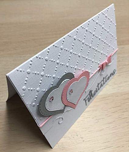 Kit Scrapbooking Carte Mariage Felicitations 10 5 Cm X 15 Cm Amazon Fr Produits Handmade
