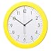 Produktbild TFA-Dostmann Funk-Wanduhr TFA 60.3512.07 gelb mit Lautlos Sweep-Uhrwerk 300 mm Funkuhren