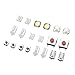 Produktbild Akozon Taktile Druckschalter 250 Stücke Touch Schalter Taktile Push Button Micro Switch Sortiment für Auto Fernbedienung Schlüssel mit Box