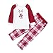 Produktbild Mssugar Weihnachtspyjama Kinder Mama Deer Langarm Streifen Familie Outfits Kleidung Weihnachten Set Baby Kleidung Pullover Pyjama Outfits Set