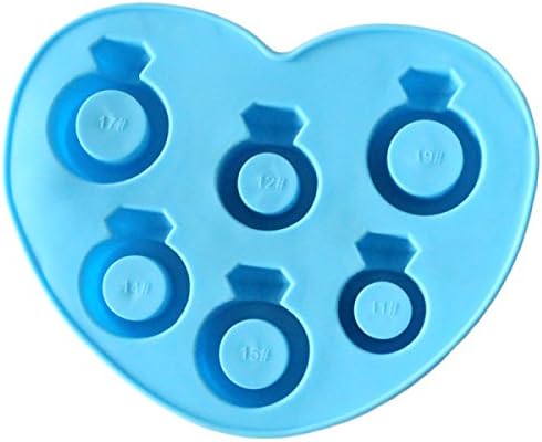 GERMER Baking Utensils 5 Sets 6 Grid Ring Chocolate Ice Mold