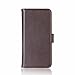 Price comparison product image ISIN Premium Genuine Leather Handcrafted Wallet Case Stand Cover for Huawei Mate RS Porsche Design (Don't Fit for Huawei Mate 20 RS) 6.0-inch Android Mobile Phone(Brown)