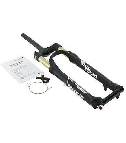 Fourche à Ressort Suntour SR SF22 X1 Coil RLR - 27,5 Pouces - Taper SL 272 Mm - 120 Mm De Débattement - Blanche - Neuf