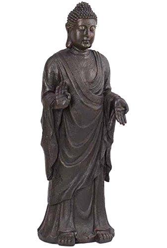 Riesiger Deko Asien Garten BUDDHA Stehend 90CM Figur Statue FENG SHUI NEU
