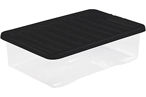 WHAM Crystal Box and Lid 32 Liter, Clear - 10860