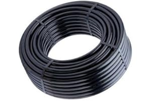 GLOBAL MATERIAL TUBERIA 25MM de Polietileno AGRICOLA. Presión máxima 10 BAR. Bobina de 100 METROS. Color negro. Tubería agrícola 25 mm 10bar de baja densidad utilizada para instalaciones de riego