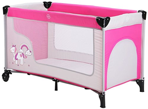 Bebe Puericulture Parcs Zwilling Lit Zwilling Parc Girafe Gris Clair Avec Anneaux De Prehension