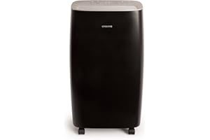 CREATE/DRYZONE XL CUBIC/Deshumidificador 10 L/día - 40m²l Negro/Filtro de aire lavable, Pantalla táctil, Reduce un 80% la humedad ambiente, Sistema de refrigeración eco-friendly R290, 220W