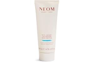 NEOM Real Luxury Magnesium Body Butter, 200ml I Lavender, jasmine and sandalwood blended along with 19 other essential oils I Nourish and Soften Skin