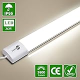 feuchtraumleuchten industrie ✔Weit verbreitet: Mit der IP66-Technologie für Wasser- und Feuchtigkeitsbeständigkeit und der ultradünnen, modernen LED-Deckenleuchte eignet sie sich für alle Umgebungen wie Nassräume, Hallen, Küchen, Flure, Garagen, Keller, Geschäfte, Supermärkte und Lager .