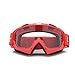Produktbild MaxAst Sonnenbrille Brille Motorrad Nacht Unisex Schutzbrille Antibeschlag Rot Durchsichtig