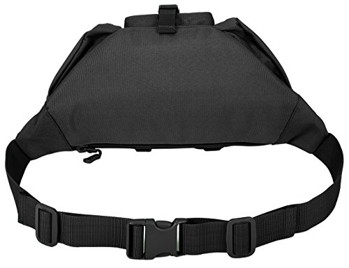DCCN Tactical Hüfttasche Bauchtasche Militär Gürteltasche mit 5 Fächer inkl. Reißverschluss für Outdoor Sport Trekking Wandern Running - 2