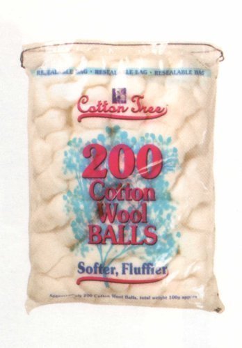 White Cotton Wool Balls Pack of 200