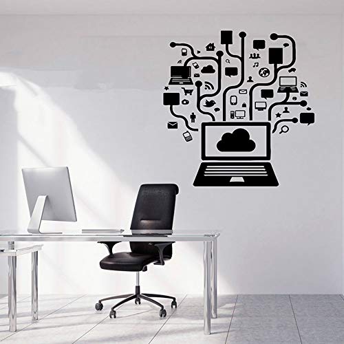 Preisvergleich Produktbild JXNYgamer wandaufkleber computer wandtattoo videospiel geschenk spielzimmer dekor junge zimmer aufkleber controller videospiel kind 57X59 CM