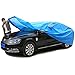 Produktbild YANZHEN Autoabdeckung PKW Halbgarage Auto Abdeckplane Regenfest Schutz Von Autolack Wagenhaube Sonnenschutzmittel Halbautomatisch Verdickt, Mehrere Modelle (Farbe : Blau, größe : 505x190x185cm)