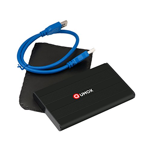 QUMOX USB 3.0 Externes festplatten Gehäuse für 9.5mm 2.5 zoll SATA SSD HDD mit USB3.0 Kabel Werkzeuglose - 4