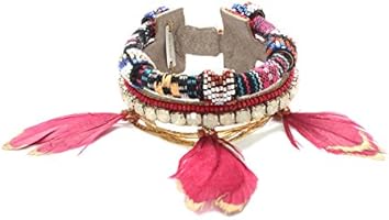 Deepa Gurnani Hand Embroidered Faceted Crystals Statement Cuff of Length 18 cm