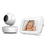 Motorola MBP 50 Video Babyphone mit 5.0 Zoll Farbdisplay und bis zu 300 Meter Reichweite, weiß - 2