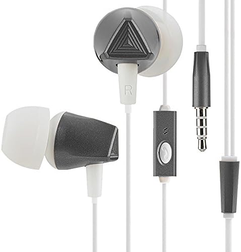 Kingyou Earphone Headphone earbud High Definition in ear with mic -KF01 Grey