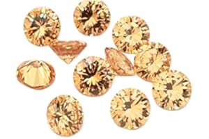 EIMASS Unfoil Zircon Chatons, Exquisite Range Synthetic Diamonds for Jewellery