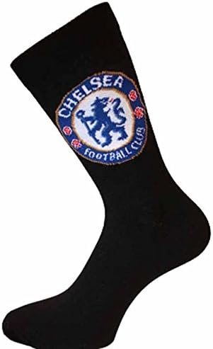 Official Chelsea FC Mens Socks (Size 6/11) - A Great Gift / Present For Men, Sons, Husbands, Dads, Boyfriends For Christmas, Birthdays, Fathers Day, Valentines Day, Anniversaries Or Just As A Treat For Any Avid Football Fan