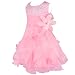 YIZYIF Baby Toddlers Girls Sleeveless Tutu Layered Flower Dress Birthday Party Baptism Dress Pink 3 Years