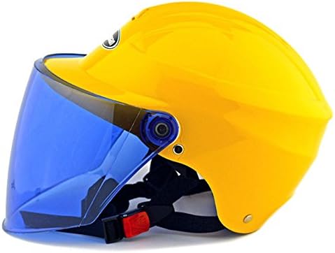 Motorcycle Motor Scooter Motorbike Moped Bike Electric Vehicle Head Work Protection Safety Mask Helmet Head Cover Balaclava Bird Mouth Blue Shade 301 YELLOW