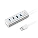 Anker Unibody USB 3.0 4-Port Aluminum Hub with Built-in 1.3-Foot USB 3.0 Cable