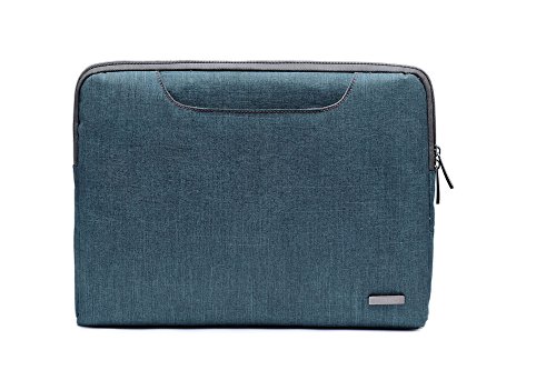 LISEN@ 13,3 Zoll wasserfeste und 360° stoßfeste Aktentaschen als Schutz für Ihren Laptop/Notebook mit Handgriff (13,3, Denim Farbe) - 7