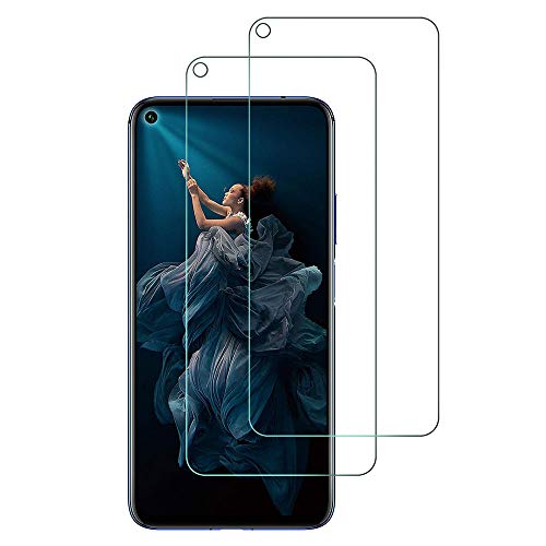 Widamin 2Pack, Verre trempé Compatible avec Huawei Honor 20/Nove 5T/Honor 20 Pro , Film Protection écran, Haute définition, 9H dureté, Anti Rayures