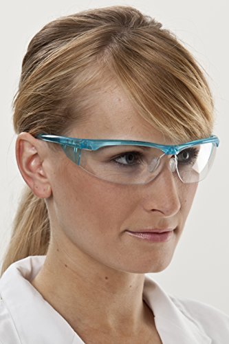 3M Schutzbrille, Refine, AS, AF, UV, PC, klar, Rahmen türkis, 1 Stück, Refine0 - 2