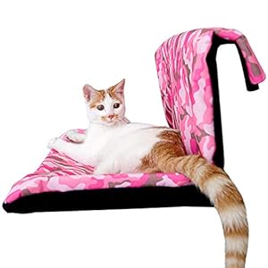NIDO MASCOTAS Gato Que Cuelga Camas Hamaca Jerarquía Animal Doméstico Silla Portátil Casa Colgante Acogedor Transpirable Fuerte Metal Radiador Marco Acero Cama Jaula Suave Árbol Gato Durmiente,A